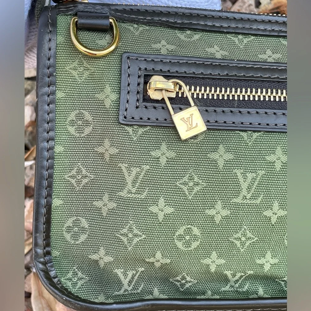 -Authentic Louis Vuitton Mini Lin Pochette Kathleen Bag - Picture 11 of 17